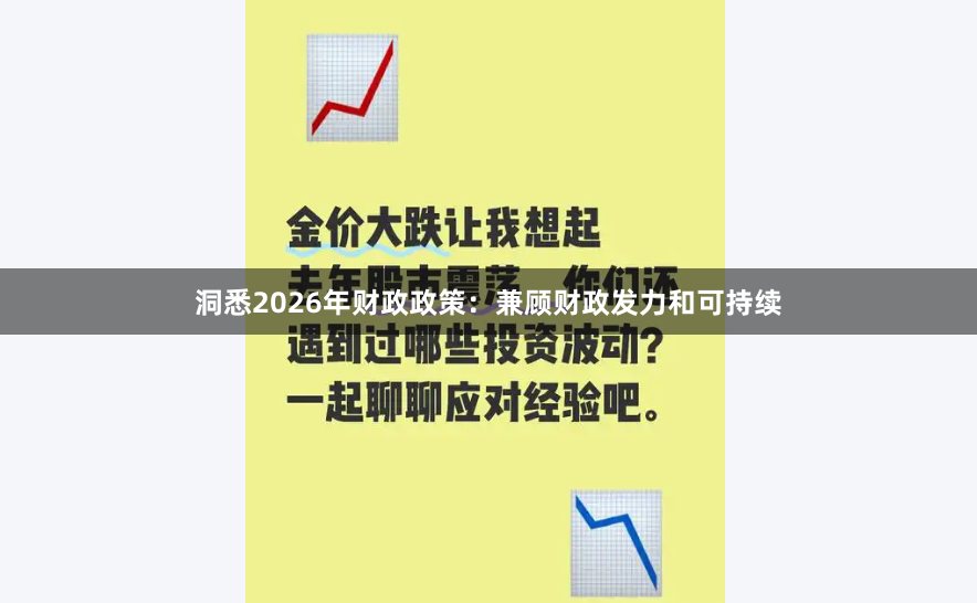 洞悉2026年财政政策：兼顾财政发力和可持续
